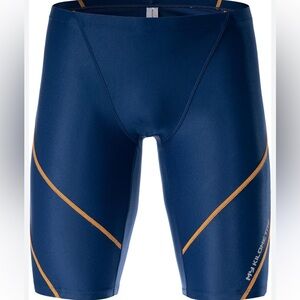 MY KILOMETRE mens navy blue swim jammers trunks size XL NWT